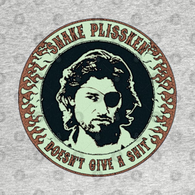 Snake Plissken (doesn't give a shit) Vintage by CosmicAngerDesign